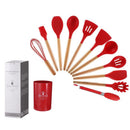 Jogo de Utensilios para Cozinha de Silicone Luxo