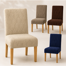 Kit 4 Capas de Cadeira Elásticas para Sala de Jantar em Jacquard Premium Lavável e Protetora