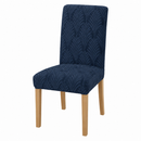 Kit 4 Capas de Cadeira Elásticas para Sala de Jantar em Jacquard Premium Lavável e Protetora