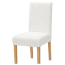 Kit 4 Capas de Cadeira Elásticas para Sala de Jantar em Jacquard Premium Lavável e Protetora