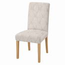Kit 4 Capas de Cadeira Elásticas para Sala de Jantar em Jacquard Premium Lavável e Protetora