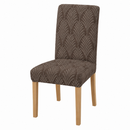 Kit 4 Capas de Cadeira Elásticas para Sala de Jantar em Jacquard Premium Lavável e Protetora